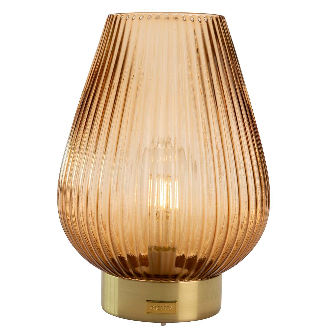 LAMPADA GOCCIA A RICARICA USB H. 31 MARRONE